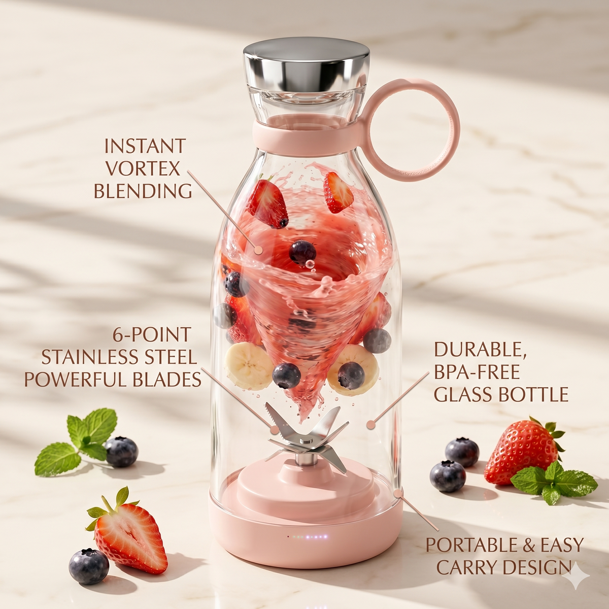 SmoothyPro™ Portable Blender