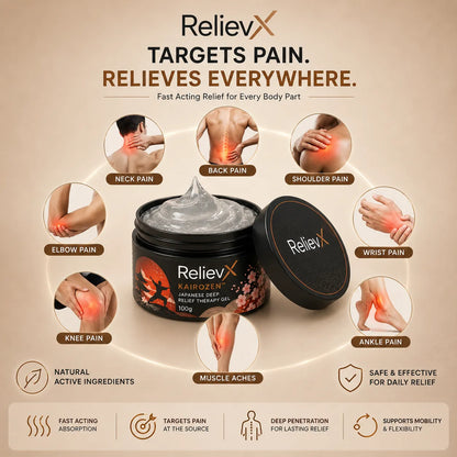 RelievX Kairozen™ Japanese Deep Pain Relief Therapy Gel