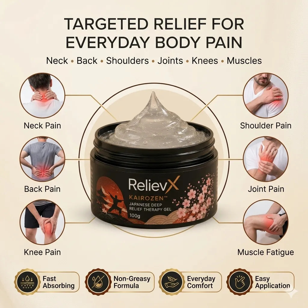 RelievX Kairozen™ Japanese Deep Pain Relief Therapy Gel