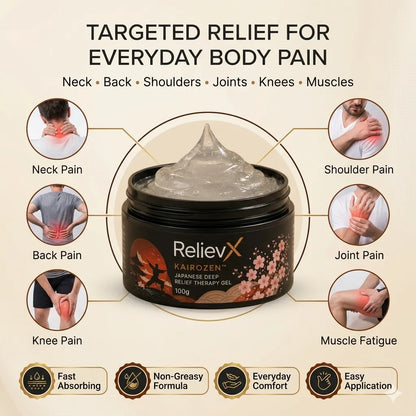 RelievX Kairozen™ Japanese Deep Pain Relief Therapy Gel